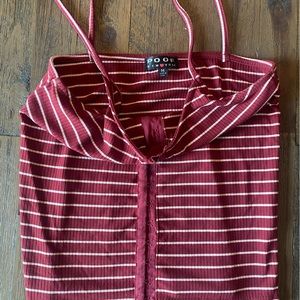 Maroon tank top